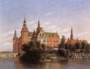 Ferdinand Roybet federiksborg castle oil painting